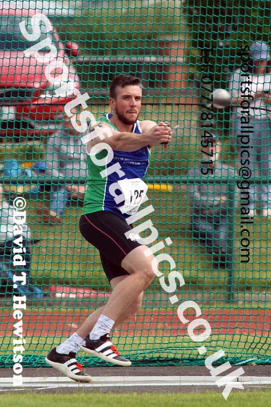 Mens hammer, 2021 Northern Senior and Under-20s Champs., Leigh. Photo: David T. Hewitson/Sports for All Pics